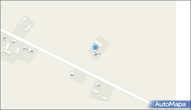 Zawada Pilicka, Zawada Pilicka, 85, mapa Zawada Pilicka