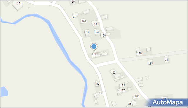 Zawada Uszewska, Zawada Uszewska, 112, mapa Zawada Uszewska