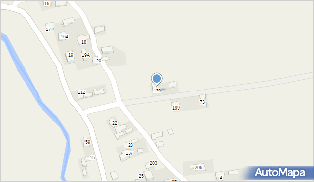 Zawada Uszewska, Zawada Uszewska, 179, mapa Zawada Uszewska