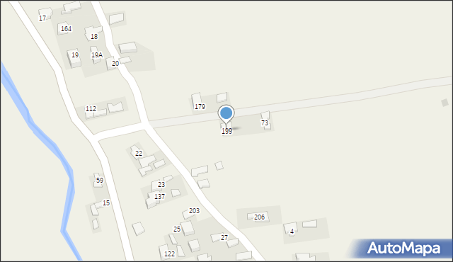 Zawada Uszewska, Zawada Uszewska, 199, mapa Zawada Uszewska