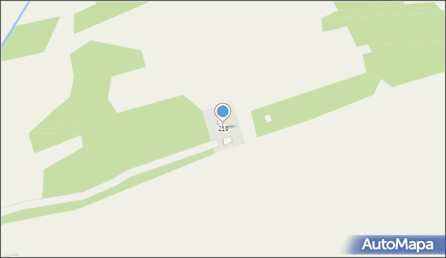 Zawada Uszewska, Zawada Uszewska, 219, mapa Zawada Uszewska