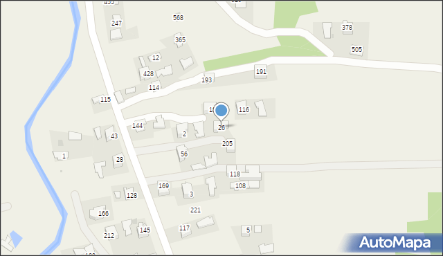 Zawada Uszewska, Zawada Uszewska, 26, mapa Zawada Uszewska