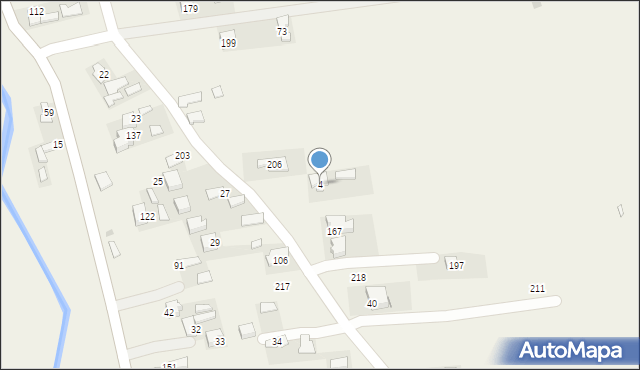 Zawada Uszewska, Zawada Uszewska, 4, mapa Zawada Uszewska