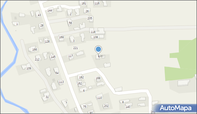 Zawada Uszewska, Zawada Uszewska, 5, mapa Zawada Uszewska