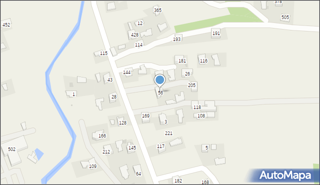 Zawada Uszewska, Zawada Uszewska, 56, mapa Zawada Uszewska