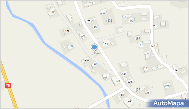 Zawada Uszewska, Zawada Uszewska, 76, mapa Zawada Uszewska