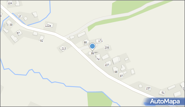 Zawada Uszewska, Zawada Uszewska, 94, mapa Zawada Uszewska