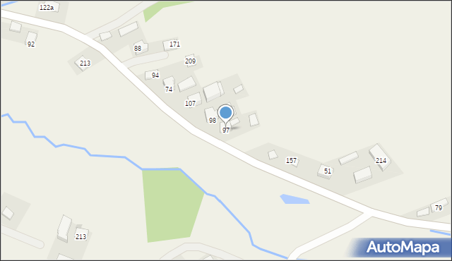 Zawada Uszewska, Zawada Uszewska, 97, mapa Zawada Uszewska