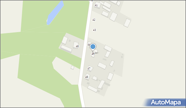 Zawadka, Zawadka, 45, mapa Zawadka