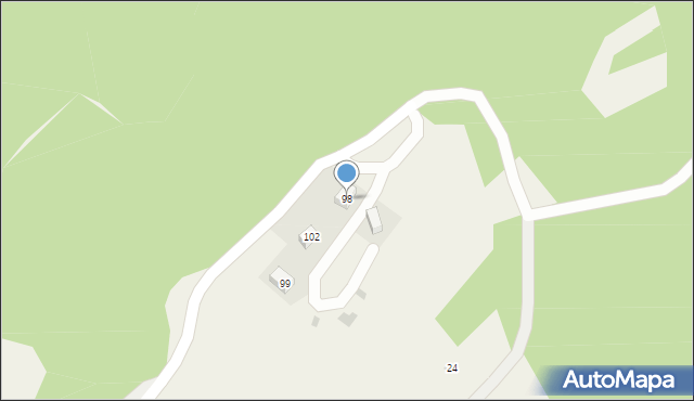 Zawadka, Zawadka, 98, mapa Zawadka