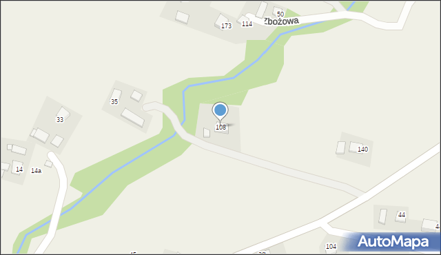 Zawadka, Zawadka, 108, mapa Zawadka