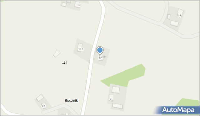 Zawadka, Zawadka, 37, mapa Zawadka