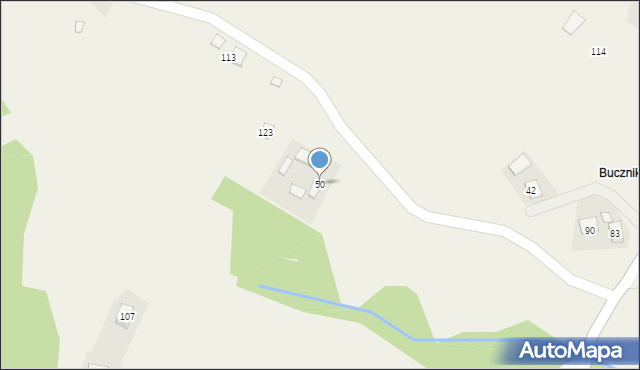 Zawadka, Zawadka, 50, mapa Zawadka