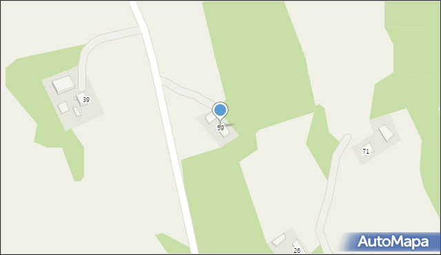 Zawadka, Zawadka, 59, mapa Zawadka