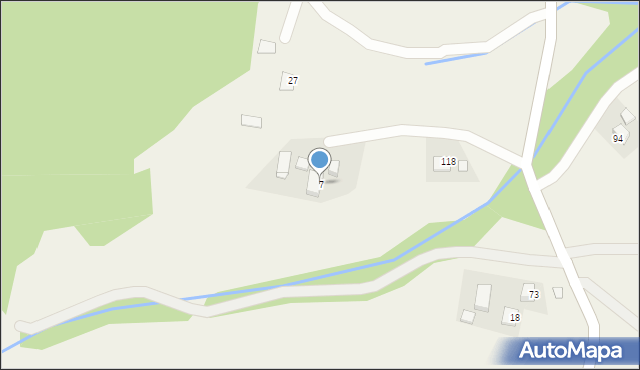 Zawadka, Zawadka, 7, mapa Zawadka