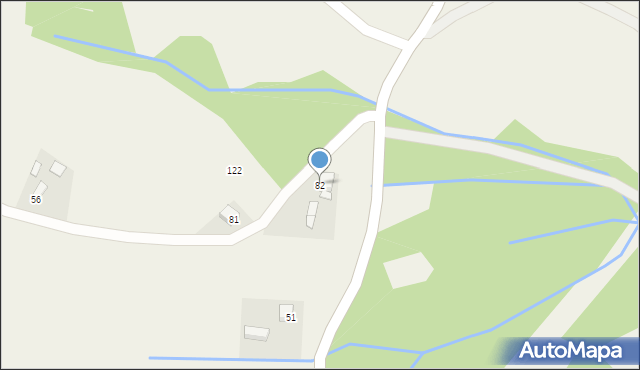 Zawadka, Zawadka, 82, mapa Zawadka