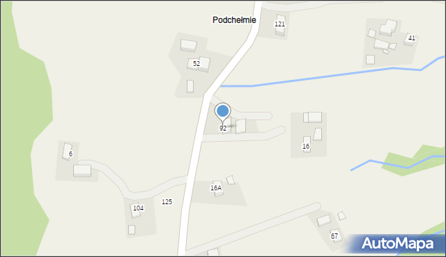 Zawadka, Zawadka, 92, mapa Zawadka