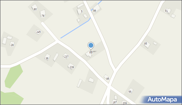 Zawadka, Zawadka, 93, mapa Zawadka