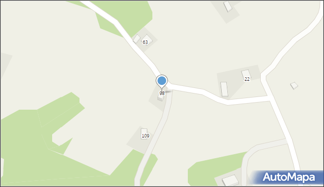 Zawadka, Zawadka, 98, mapa Zawadka