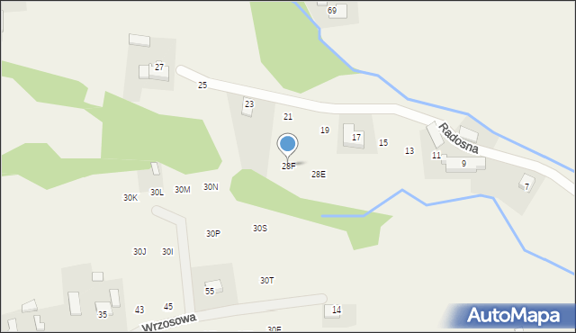 Zawadka, Zawadka, 28F, mapa Zawadka