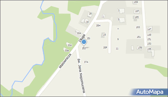 Zawadka, Zawadka, 35J, mapa Zawadka