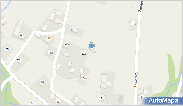 Zawadka, Zawadka, 128, mapa Zawadka