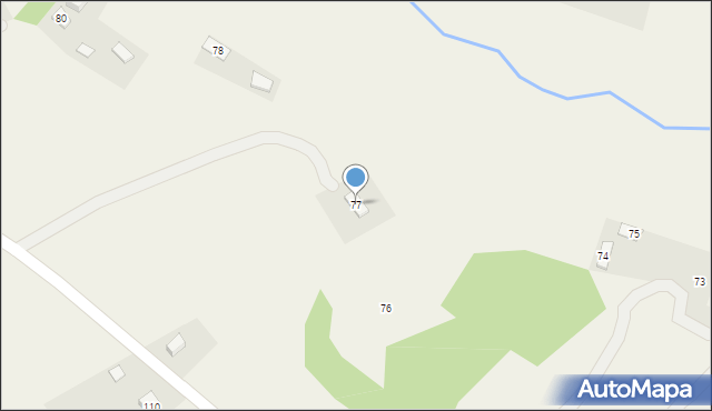 Zawadka, Zawadka, 77, mapa Zawadka