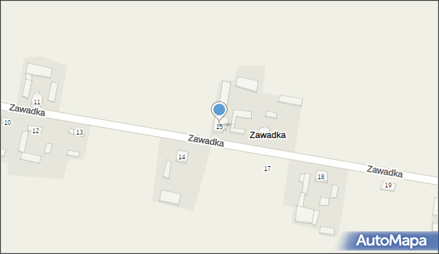 Zawadka, Zawadka, 15, mapa Zawadka