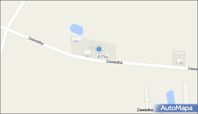 Zawadka, Zawadka, 32, mapa Zawadka