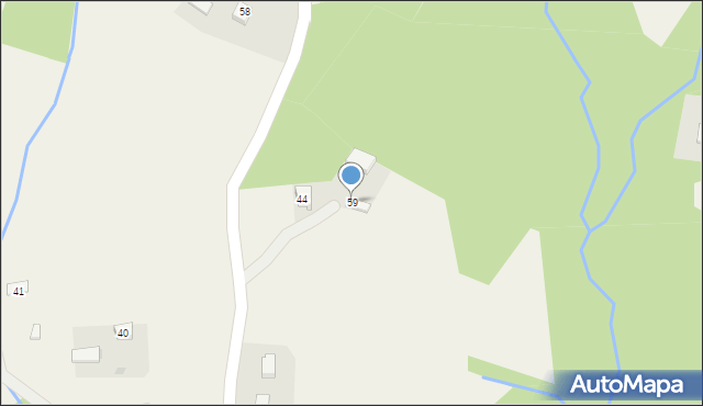 Zawadka Brzostecka, Zawadka Brzostecka, 59, mapa Zawadka Brzostecka