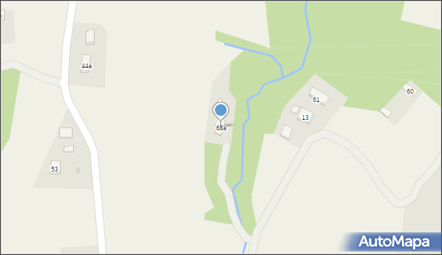 Zawadka Brzostecka, Zawadka Brzostecka, 68a, mapa Zawadka Brzostecka
