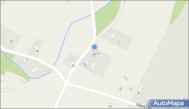 Zawadka Brzostecka, Zawadka Brzostecka, 84, mapa Zawadka Brzostecka