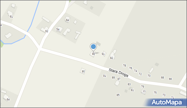 Zawadka Brzostecka, Zawadka Brzostecka, 92, mapa Zawadka Brzostecka