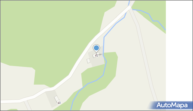 Zawadka Rymanowska, Zawadka Rymanowska, 41, mapa Zawadka Rymanowska