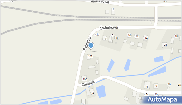 Zawadówka, Zawadówka, 42a, mapa Zawadówka