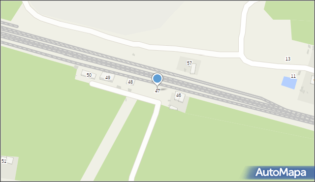 Zawadówka, Zawadówka, 47, mapa Zawadówka