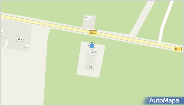 Zawadówka, Zawadówka, 55, mapa Zawadówka