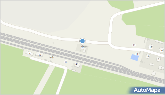 Zawadówka, Zawadówka, 57, mapa Zawadówka