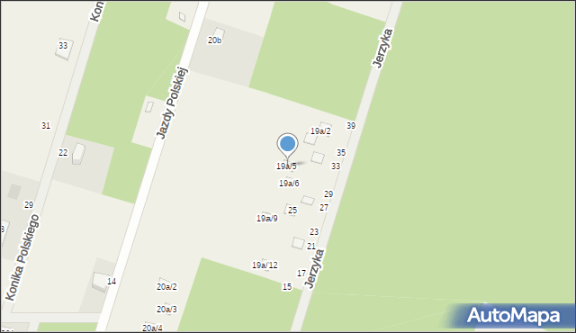 Zawady, Zawady, 19a/5, mapa Zawady