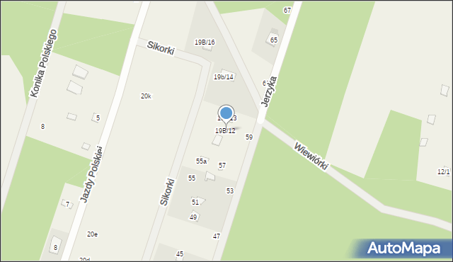 Zawady, Zawady, 19B/12, mapa Zawady