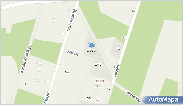 Zawady, Zawady, 55/1, mapa Zawady