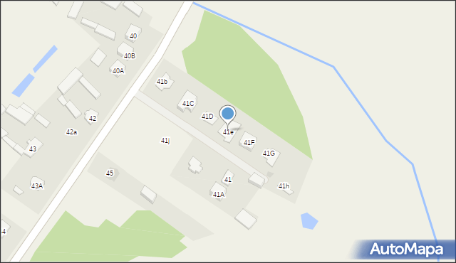 Zawady, Zawady, 41e, mapa Zawady