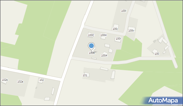 Zawady, Zawady, 100b, mapa Zawady