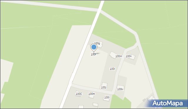 Zawady, Zawady, 100f, mapa Zawady
