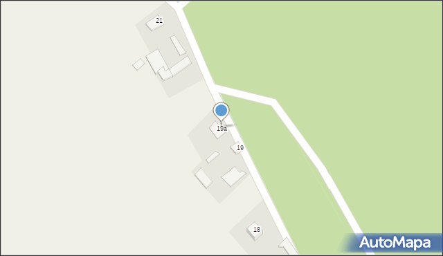 Zawady, Zawady, 19a, mapa Zawady