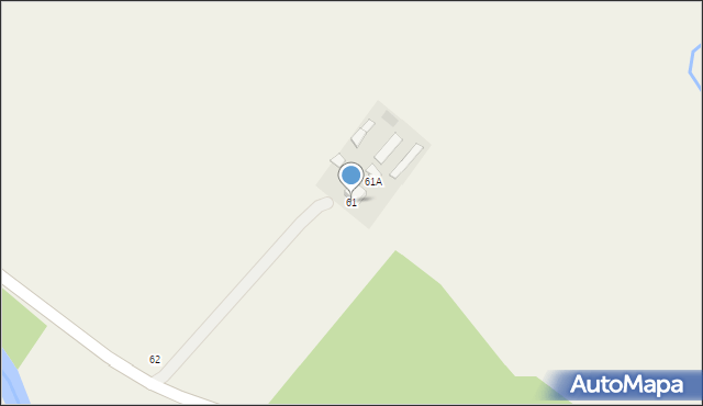 Zawady, Zawady, 61, mapa Zawady