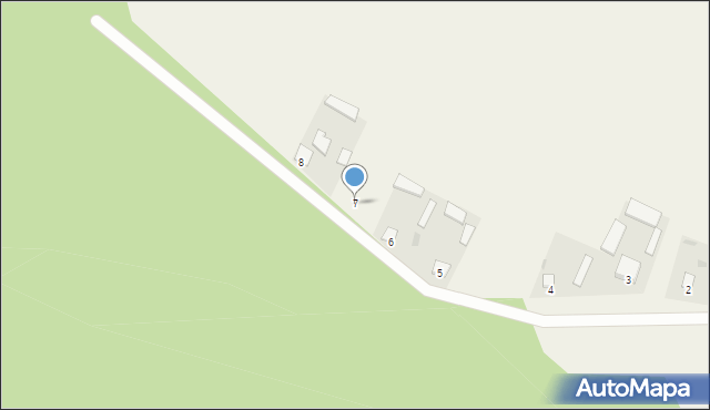 Zawady, Zawady, 7, mapa Zawady