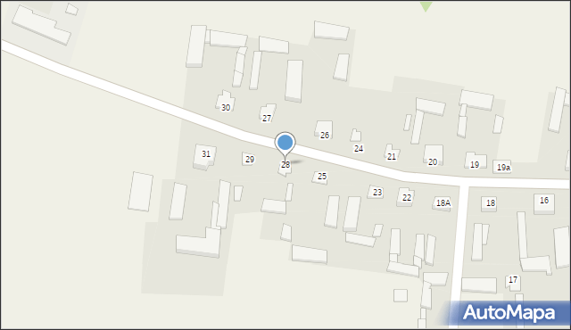 Zawady, Zawady, 28, mapa Zawady