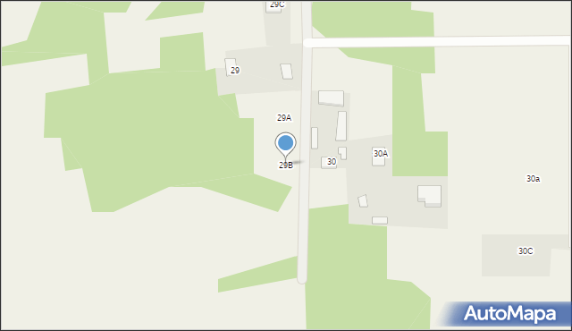 Zawady, Zawady, 29B, mapa Zawady