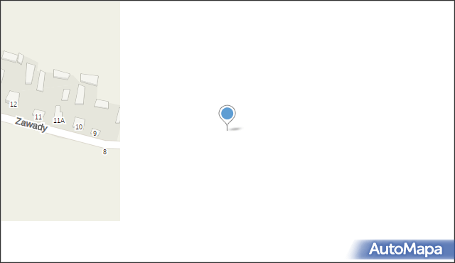 Zawady, Zawady, 2, mapa Zawady